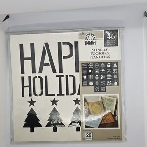 FolkArt Seasonal Holidays Stencil Pack 46 Designs